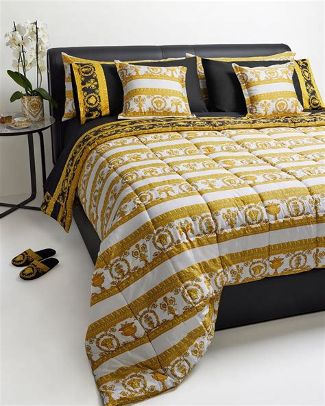 versace fabric aluminum|authentic versace bedding.